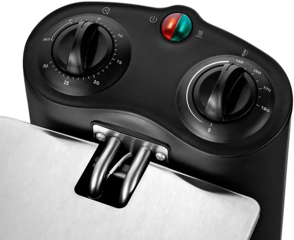 Фритюрница Kitfort КТ-4052 2000Вт серебристый/черный Фритюрница Kitfort КТ-4052 2000Вт серебристый/черный