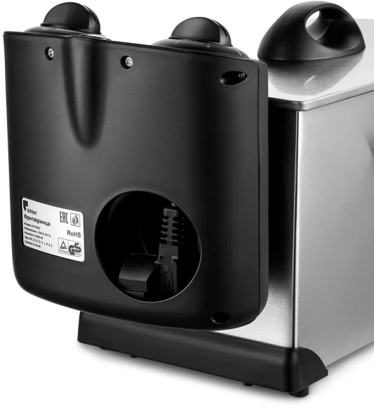 Фритюрница Kitfort КТ-4052 2000Вт серебристый/черный Фритюрница Kitfort КТ-4052 2000Вт серебристый/черный