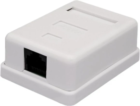 Розетка Suprlan 10-0355 информ.RJ45 кат.6 U/UTP черн.