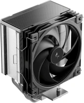 Устройство охлаждения(кулер) Deepcool AG600 нет подсветки Soc-AM5/AM4/1200/1700/1851 серебристый/черный 4-pin 29.22dB Al+Cu 260W 686gr Ret (R-AG600-BKNPMG2-G)