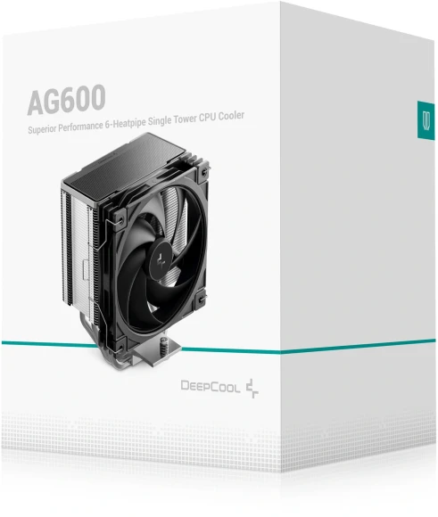 Устройство охлаждения(кулер) Deepcool AG600 нет подсветки Soc-AM5/AM4/1200/1700/1851 серебристый/черный 4-pin 29.22dB Al+Cu 260W 686gr Ret (R-AG600-BKNPMG2-G) Устройство охлаждения(кулер) Deepcool AG600 нет подсветки Soc-AM5/AM4/1200/1700/1851 серебристый/черный 4-pin 29.22dB Al+Cu 260W 686gr Ret (R-AG600-BKNPMG2-G)