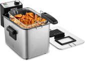 Фритюрница Kitfort КТ-4053 2000Вт серебристый/черный Фритюрница Kitfort КТ-4053 2000Вт серебристый/черный