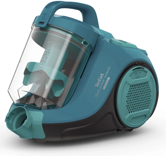 Пылесос Tefal Swift Power Cyclonic TW2922EA 2100Вт бирюзовый/черный