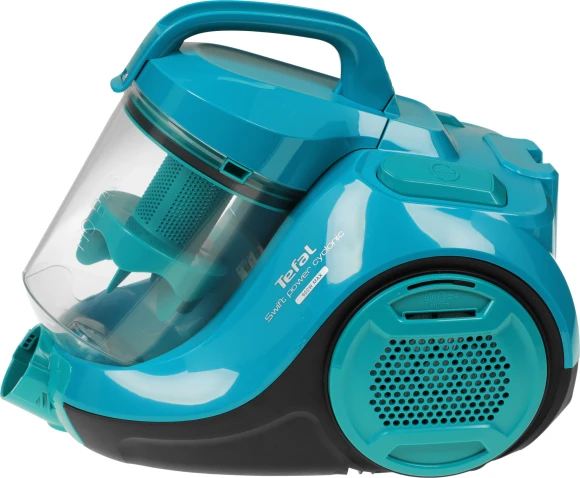 Пылесос Tefal Swift Power Cyclonic TW2922EA 2100Вт бирюзовый/черный Пылесос Tefal Swift Power Cyclonic TW2922EA 2100Вт бирюзовый/черный