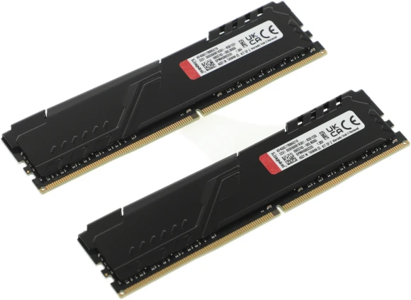 Память DDR4 2x8Gb 3600MHz Kingston KF436C17BBK2/16 Fury Beast RTL Gaming PC4-28800 CL17 DIMM 288-pin 1.35В kit single rank с радиатором Ret