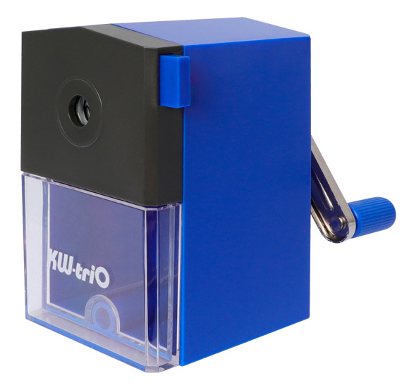 Точилка для карандашей механическая Kw-Trio 305Ablu 1 отверстие пластик синий