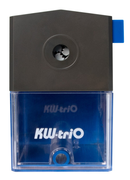 Точилка для карандашей механическая Kw-Trio 305Ablu 1 отверстие пластик синий