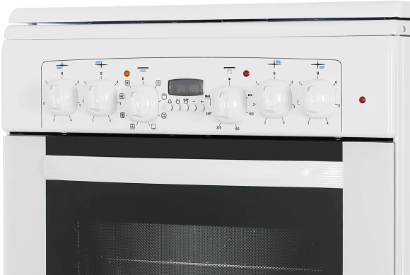 Плита Электрическая Gefest ЭП Н Д 6140-03 белый эмаль (металлическая крышка)