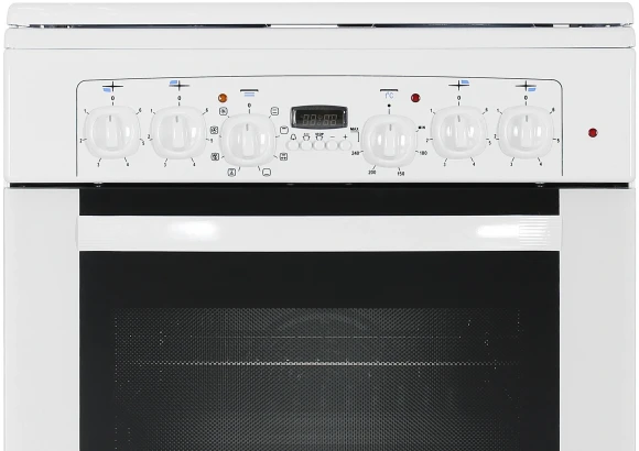 Плита Электрическая Gefest ЭП Н Д 6140-03 белый эмаль (металлическая крышка)