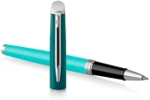 Ручка роллер Waterman Hemisphere Colour Blocking (2190124) Green CT F черн. черн. подар.кор. Ручка роллер Waterman Hemisphere Colour Blocking (2190124) Green CT F черн. черн. подар.кор.