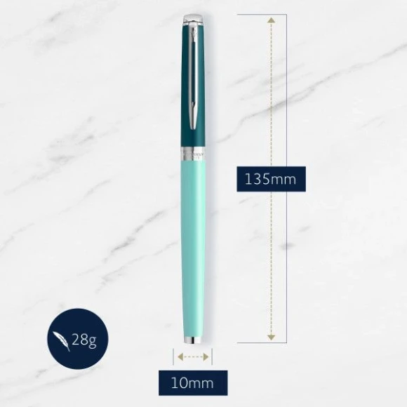 Ручка роллер Waterman Hemisphere Colour Blocking (2190124) Green CT F черн. черн. подар.кор. Ручка роллер Waterman Hemisphere Colour Blocking (2190124) Green CT F черн. черн. подар.кор.