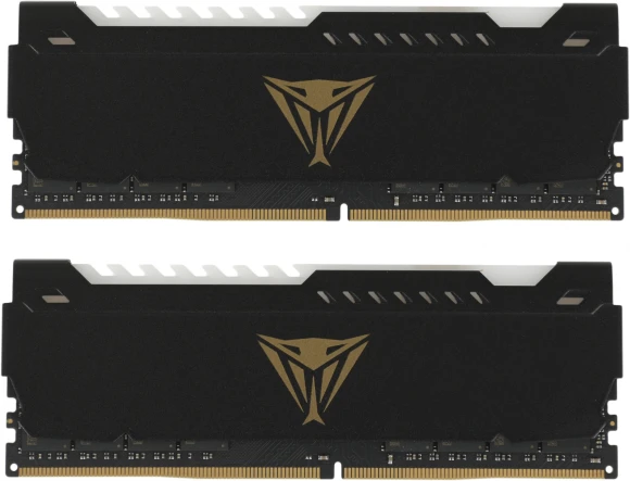 Память DDR4 2x16Gb 3200MHz Patriot PVSR432G320C8K Viper Steel RGB RTL Gaming PC4-25600 CL18 DIMM 288-pin 1.35В dual rank с радиатором Ret