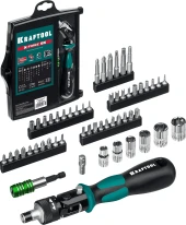 Набор отверток Kraftool 25815 в компл.:50 предметов жесткий кейс