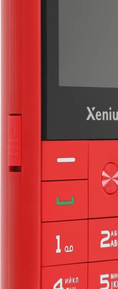 Мобильный телефон Xenium X718 красный моноблок 2Sim 1.77" 128x160 Spreadtrum ThreadX RTOS 0.3Mpix GSM900/1800 MP3 FM microSD max32Gb