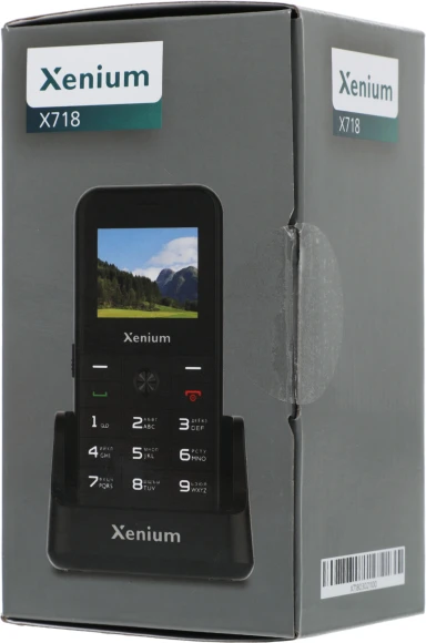 Мобильный телефон Xenium X718 красный моноблок 2Sim 1.77" 128x160 Spreadtrum ThreadX RTOS 0.3Mpix GSM900/1800 MP3 FM microSD max32Gb
