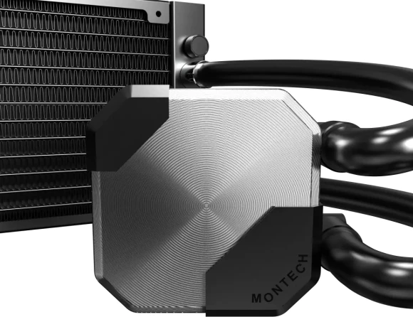 Система водяного охлаждения Montech HyperFlow Silent 240 Soc-AM5/AM4/1200/1700/1851 черный 4-pin 24.8dB Al 310W Ret (HS240BK) Система водяного охлаждения Montech HyperFlow Silent 240 Soc-AM5/AM4/1200/1700/1851 черный 4-pin 24.8dB Al 310W Ret (HS240BK)