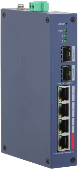 Коммутатор Dahua DH-CHS4206-4ET-90 (L2) 4x100Мбит/с 2SFP 4PoE 90W управляемый Коммутатор Dahua DH-CHS4206-4ET-90 (L2) 4x100Мбит/с 2SFP 4PoE 90W управляемый