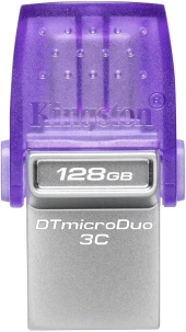 Флеш Диск Kingston 128Gb DataTraveler microDuo 3C DTDUO3CG3/128GB USB3.0 фиолетовый Флеш Диск Kingston 128Gb DataTraveler microDuo 3C DTDUO3CG3/128GB USB3.0 фиолетовый