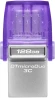 Флеш Диск Kingston 128Gb DataTraveler microDuo 3C DTDUO3CG3/128GB USB3.0 фиолетовый Флеш Диск Kingston 128Gb DataTraveler microDuo 3C DTDUO3CG3/128GB USB3.0 фиолетовый
