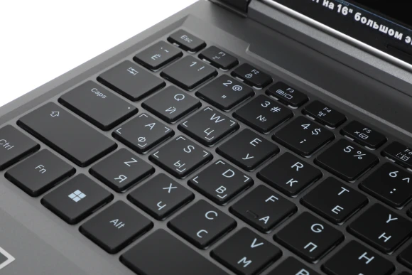 Ноутбук Maibenben X16C-i54456 Core i5 14450HX 16Gb SSD512Gb NVIDIA GeForce RTX 5060 8Gb 16" IPS FHD+ (1920x1200) Linux grey WiFi BT Cam 5200mAh (X16C-I544560F44LG4E10)
