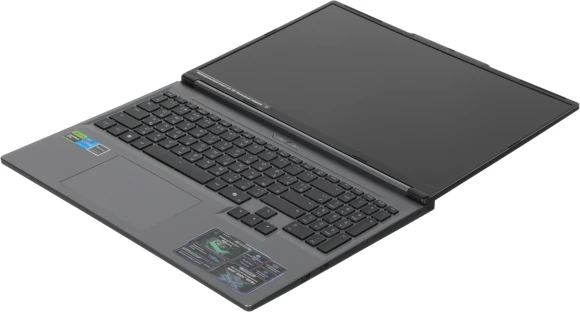 Ноутбук Maibenben X16C-i54456 Core i5 14450HX 16Gb SSD512Gb NVIDIA GeForce RTX 5060 8Gb 16" IPS FHD+ (1920x1200) Linux grey WiFi BT Cam 5200mAh (X16C-I544560F44LG4E10)