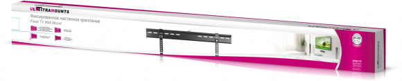 Кронштейн для телевизора Ultramounts UM817F черный 32"-70" макс.65кг настенный фиксированный Кронштейн для телевизора Ultramounts UM817F черный 32"-70" макс.65кг настенный фиксированный