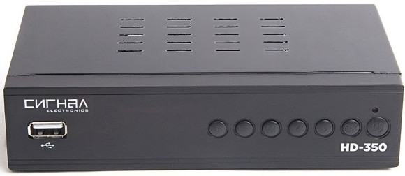 Ресивер DVB-T2 Сигнал HD-350 черный Ресивер DVB-T2 Сигнал HD-350 черный