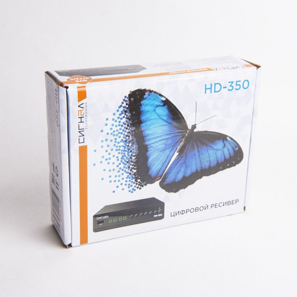 Ресивер DVB-T2 Сигнал HD-350 черный Ресивер DVB-T2 Сигнал HD-350 черный