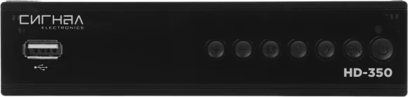 Ресивер DVB-T2 Сигнал HD-350 черный Ресивер DVB-T2 Сигнал HD-350 черный
