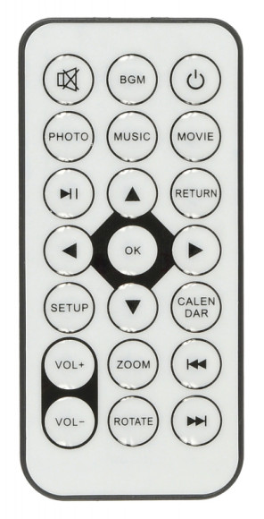 Фоторамка Digma 8" PF-843 IPS 1024x768 белый пластик ПДУ Видео