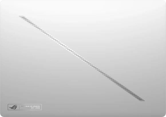 Ноутбук Asus ROG Zephyrus G14 GA403WW-QS100W Ryzen AI 9 HX 370 32Gb SSD1Tb NVIDIA GeForce RTX5080 16Gb 14" OLED 3K (2880x1800) Windows 11 Home white WiFi BT Cam Bag (90NR0MA4-M004S0)