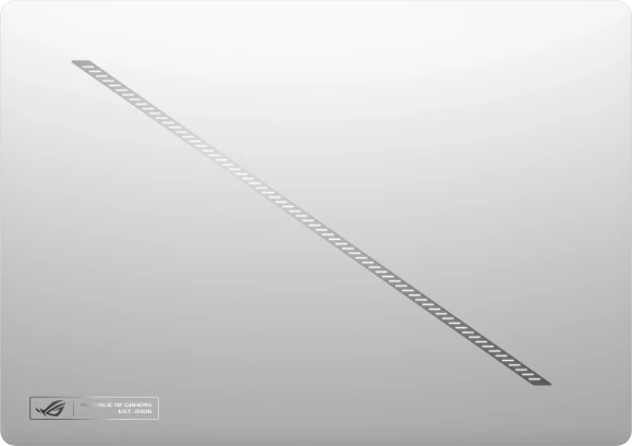 Ноутбук Asus ROG Zephyrus G14 GA403WW-QS100W Ryzen AI 9 HX 370 32Gb SSD1Tb NVIDIA GeForce RTX5080 16Gb 14" OLED 3K (2880x1800) Windows 11 Home white WiFi BT Cam Bag (90NR0MA4-M004S0)