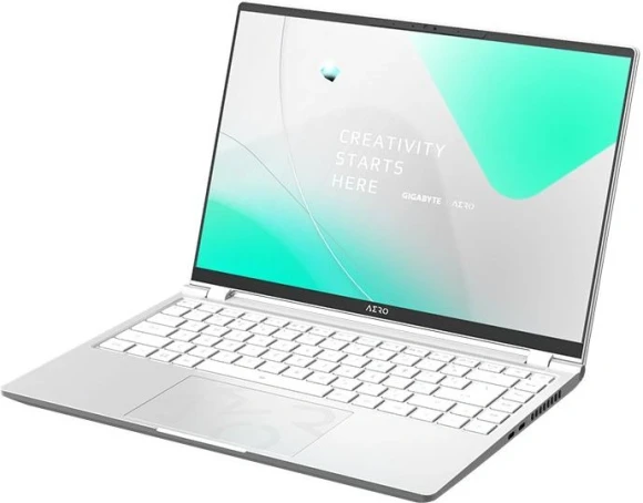 Ноутбук Gigabyte Aero 14 Core i7 13700H 16Gb SSD1Tb NVIDIA GeForce RTX4050 6Gb 14" OLED QHD+ (2880x1800) без ОС silver WiFi BT Cam (BMF-72KZBB4SD) Ноутбук Gigabyte Aero 14 Core i7 13700H 16Gb SSD1Tb NVIDIA GeForce RTX4050 6Gb 14" OLED QHD+ (2880x1800) без ОС silver WiFi BT Cam (BMF-72KZBB4SD)