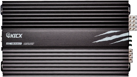 Усилитель автомобильный Kicx RX 120.4 ver.2 четырехканальный
