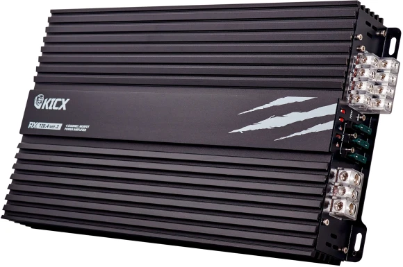 Усилитель автомобильный Kicx RX 120.4 ver.2 четырехканальный