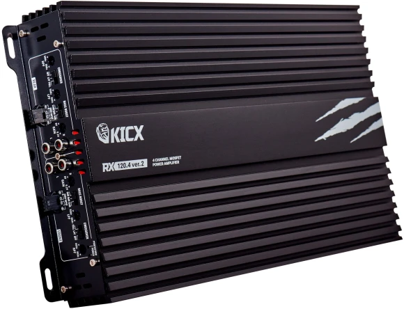 Усилитель автомобильный Kicx RX 120.4 ver.2 четырехканальный