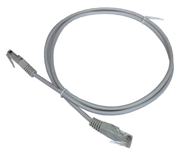Патч-корд Lanmaster TWT2-45-45-2.0-GY вилка RJ-45-вилка RJ-45 кат.5е 2м серый ПВХ (уп.:1шт)