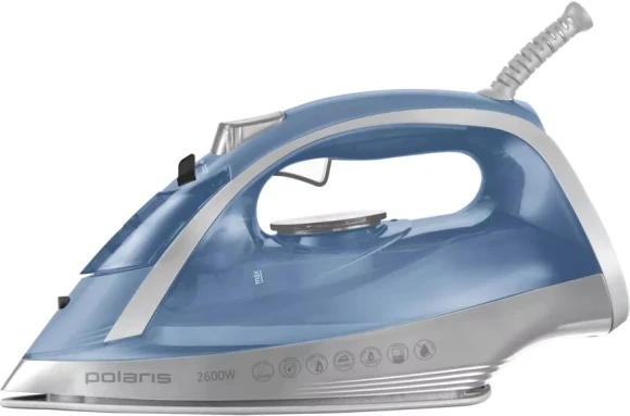 Утюг Polaris PIR 2668AK 2600Вт голубой/серебристый