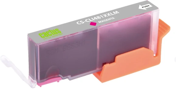 Картридж струйный Cactus CS-CLI481XXLM CLI-481XLM пурпурный (13мл) для Canon Pixma TR7540/TR8540/TS6140/TS8140 с чипом