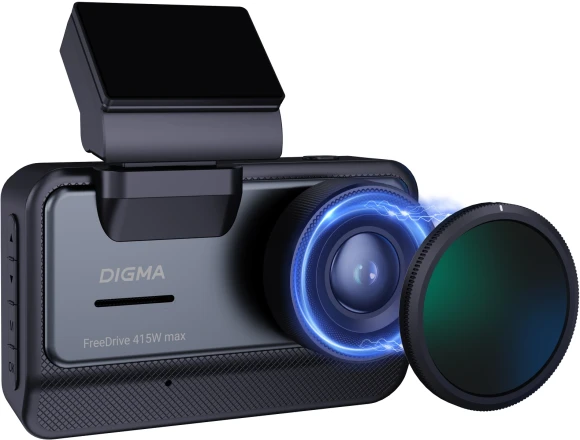 Видеорегистратор Digma FreeDrive 415W max черный 4Mpix 2160x3840 170гр. Novatek 96670