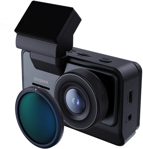Видеорегистратор Digma FreeDrive 415W max черный 4Mpix 2160x3840 170гр. Novatek 96670