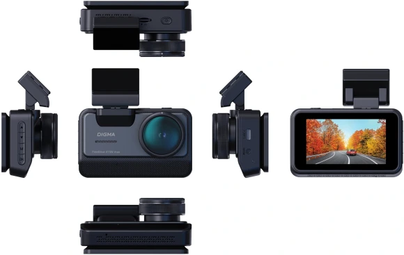 Видеорегистратор Digma FreeDrive 415W max черный 4Mpix 2160x3840 170гр. Novatek 96670