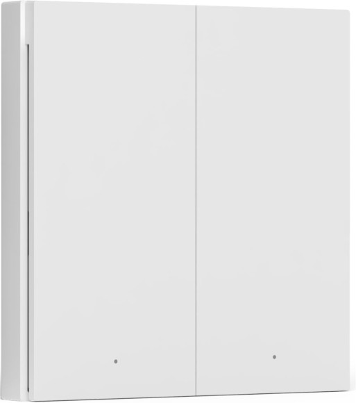Умный выключатель Aqara Wireless Remote Switch H1 2-хкл. белый (WRS-R02)