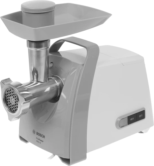 Мясорубка Bosch ProPower MFW66020 1800Вт белый/серый Мясорубка Bosch ProPower MFW66020 1800Вт белый/серый