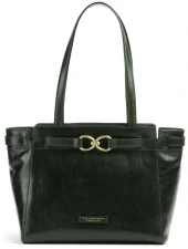 Сумка тоут женская The Bridge Isotta 04642501/YF бордовая натур.кожа