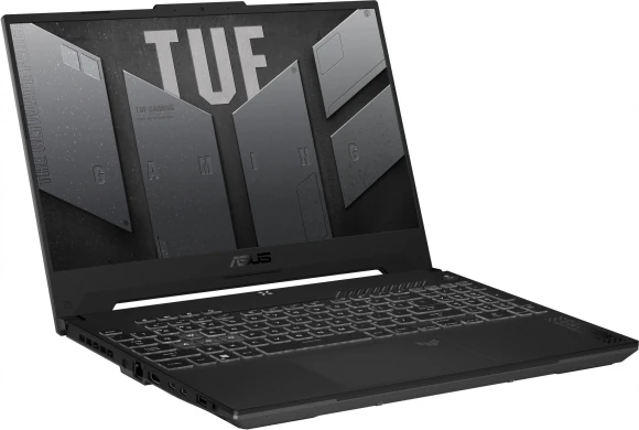 Ноутбук Asus TUF Gaming F15 FX507ZI4-LP041 Core i7 12700H 32Gb SSD1Tb NVIDIA GeForce RTX4070 8Gb 15.6" IPS FHD (1920x1080) без ОС grey WiFi BT Cam (90NR0FV7-M003H0)