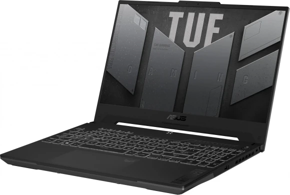 Ноутбук Asus TUF Gaming F15 FX507ZI4-LP041 Core i7 12700H 32Gb SSD1Tb NVIDIA GeForce RTX4070 8Gb 15.6" IPS FHD (1920x1080) без ОС grey WiFi BT Cam (90NR0FV7-M003H0)