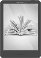 Электронная книга Digma pro MOON 6 6" E-Ink Carta 758x1024 1.8Ghz 1Gb/32Gb/SD/microSDHC/подсветка дисплея темно-серый Электронная книга Digma pro MOON 6 6" E-Ink Carta 758x1024 1.8Ghz 1Gb/32Gb/SD/microSDHC/подсветка дисплея темно-серый
