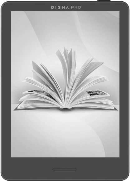 Электронная книга Digma pro MOON 6 6" E-Ink Carta 758x1024 1.8Ghz 1Gb/32Gb/SD/microSDHC/подсветка дисплея темно-серый Электронная книга Digma pro MOON 6 6" E-Ink Carta 758x1024 1.8Ghz 1Gb/32Gb/SD/microSDHC/подсветка дисплея темно-серый