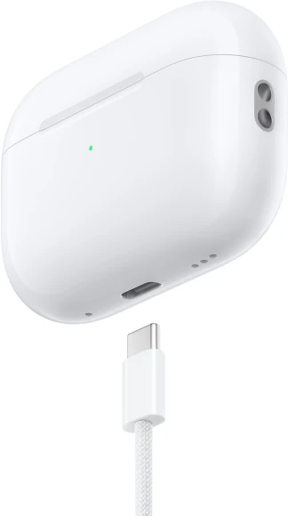 Гарнитура внутриканальные Apple AirPods Pro 2 2023 USB-C A3047/A3048/A2968 белый беспроводные bluetooth в ушной раковине (MTJV3LL/A)